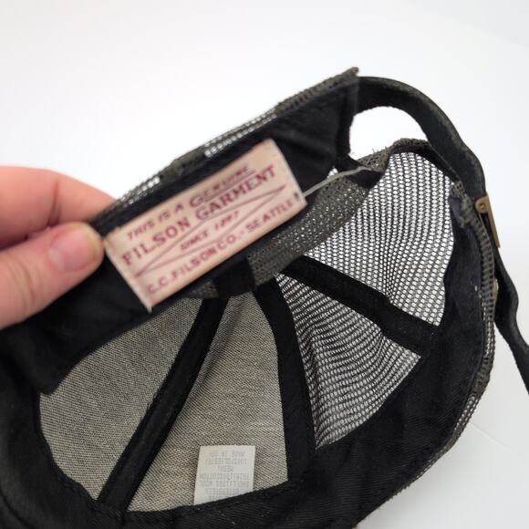 Vintage Filson Garment Seattle Co. Hunting Camo Hat 100% Wool Made in USA Green - Picture 6 of 9